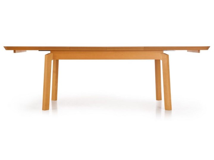 Rozkładany stół z blatem w okleinie naturalnej Rois Płyta MDF Długość 250 cm Długość 150 cm  Drewno Szerokość 90 cm Rozkładanie