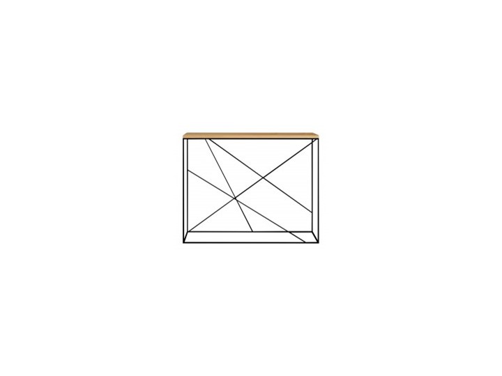 Konsola SPIDER na wymiar drewno lite stelaż metalowy czarny Wysokość 80 cm Sosna Głębokość 30 cm Szerokość 100 cm Styl Nowoczesny Z samym blatem Pomieszczenie Pokój nastolatka