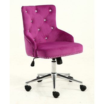 FOTEL HR654CK FUKSJA WELUR