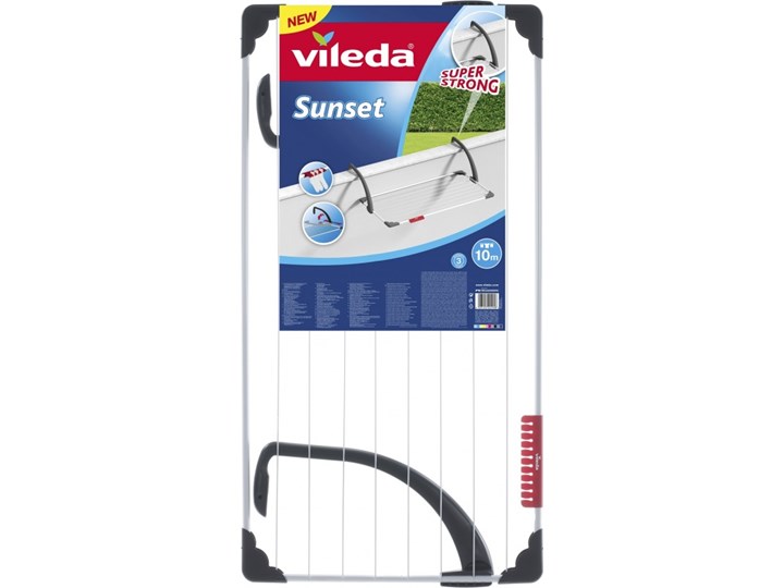 Suszarka na pranie VILEDA Sunset Czarno-biały Grzejnikowe Balkonowe Kategoria