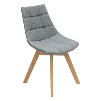 MALO DESIGN KRZESŁO VALENZIA KUCHNIA/JADALNIA/SALON NOWOCZESNY/MINIMALISTYCZNY/SKANDYNAWSKI SZARY