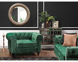 Fotel welwet zielony CHESTERFIELD