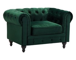 Fotel welwet zielony CHESTERFIELD