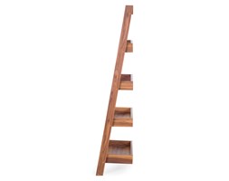Regał brązowy MOBILE TRIO Płyta MDF Płyta MDF Drewno Płyta MDF Drewno Drewno