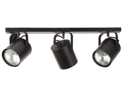 Plafon LAMPA sufitowa FLESZ E27 31230 Sigma regulowana OPRAWA spot metalowy reflektorki listwa czarna