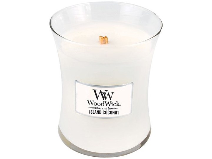 Świeca Core WoodWick Island Coconut średnia