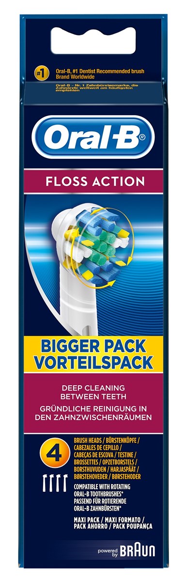 Braun Końcówka Do Szczoteczki Oral B Floss Action Eb 25 4 Sztuki