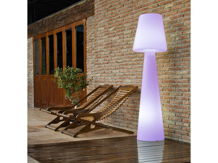 LOLA-Lampa podłogowa zewnętrzna akumulatorowa RGB Wys.110cm
