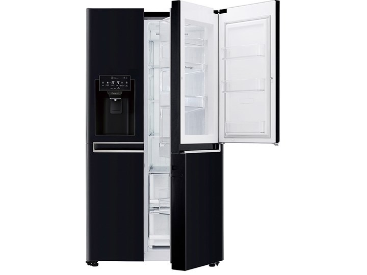Lodówka LG GSJ760WBXV Side by side Kostkarka Kategoria Lodówki Dwudrzwiowe Wysokość 179 cm Szerokość 91,2 cm Kolor Czarny