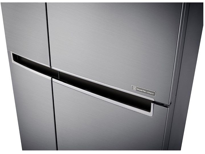 Lodówka LG GSB760PZXZ Side by side Nofrost Dwudrzwiowe Kategoria Lodówki Wysokość 179 cm Szerokość 91,2 cm Kolor Szary