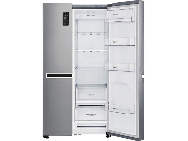 Lodówka LG GSB760PZXZ Side by side Nofrost Dwudrzwiowe Kategoria Lodówki Wysokość 179 cm Szerokość 91,2 cm Kolor Szary