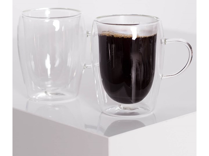 Szklanki Z Uchem Termiczne Do Herbaty 300ml Szklanki Zdjęcia