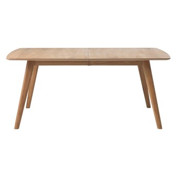 Stół rozkładany z litego drewna dębowego Unique Furniture Rho, 180x100 cm