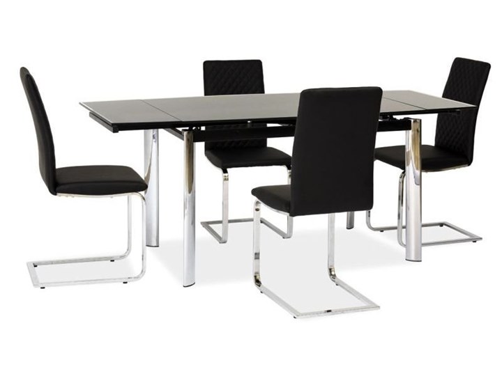 Stół ze szklanym blatem GD-020 Metal Szkło Rozkładanie