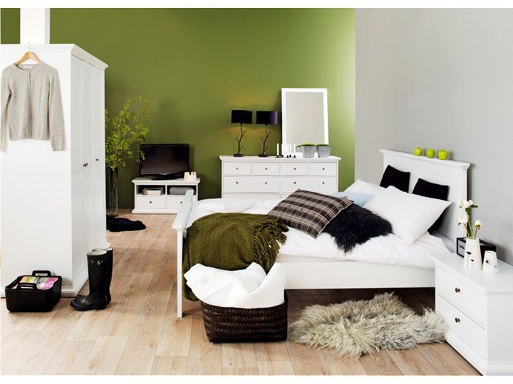 Szafa Paris 75353 Styl Skandynawski Płyta laminowana Metal Głębokość 61 cm Płyta MDF Drewno Pomieszczenie Pokój nastolatka