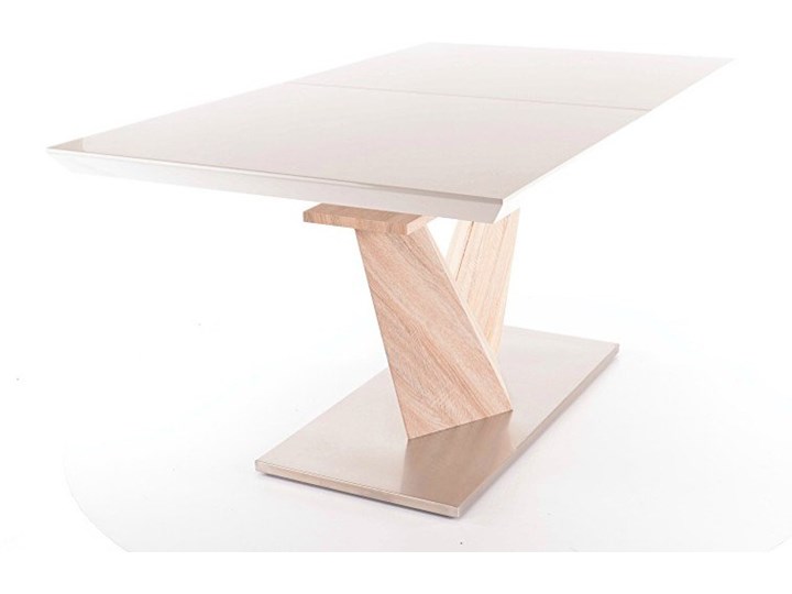 Stół rozkładany Alaras 140-200/85 Drewno Długość 200 cm Stal Pomieszczenie Stoły do jadalni Długość 140 cm Płyta MDF Szerokość 85 cm Styl Nowoczesny
