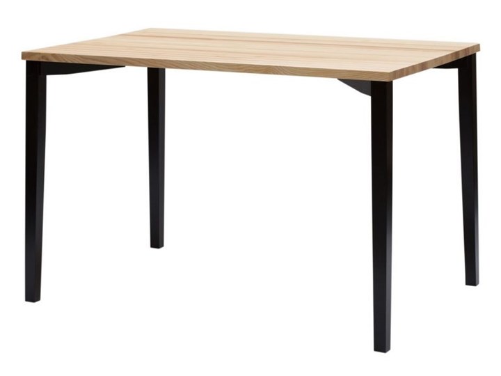 Stół z jesionowym blatem i kwadratowymi nogami Triventi Drewno Wysokość 80 cm Długość 80 cm  Szerokość 80 cm Rozkładanie Kategoria Stoły kuchenne