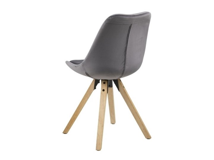 Krzesło z poduszką na siedzisku Repo Vic welur Kolor Brązowy Tradycyjne Głębokość 55 cm Szerokość 49 cm Wysokość 85 cm Kategoria Krzesła kuchenne