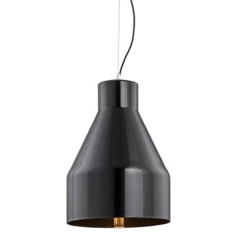 EVEREST lampa wisząca 1 x 15W E27 sufitowa zwis nowoczesna czarna szklana ARGON 3764