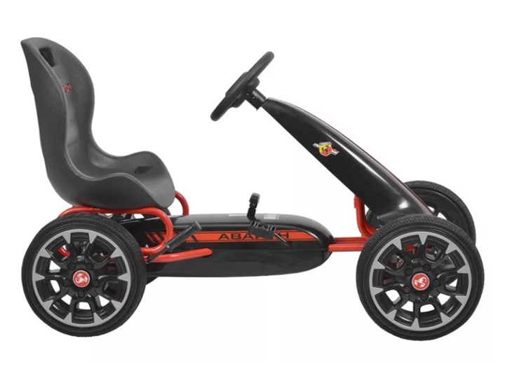 HECHT ABARTH BLACK FIAT GOKART JEŹDZIK Z NAPĘDEM NA PEDAŁY