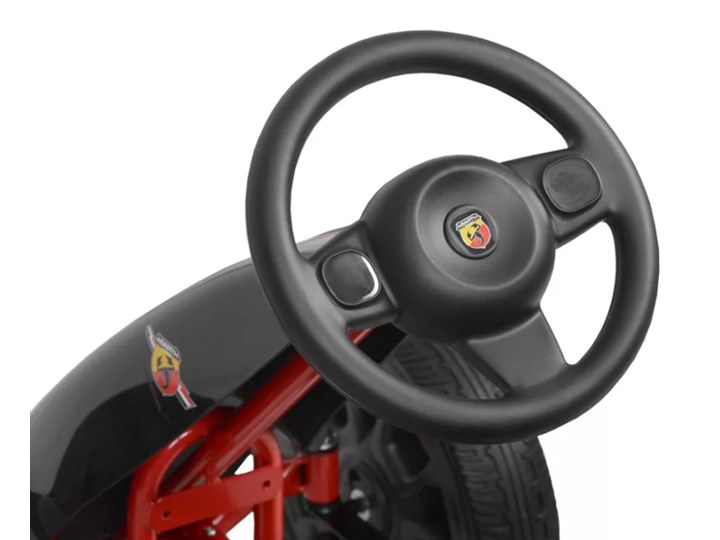 HECHT ABARTH BLACK FIAT GOKART JEŹDZIK Z NAPĘDEM NA PEDAŁY