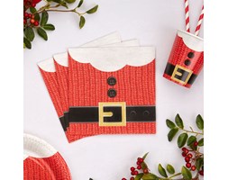 Zestaw 16 serwetek papierowych Neviti Dear Santa Świąteczne