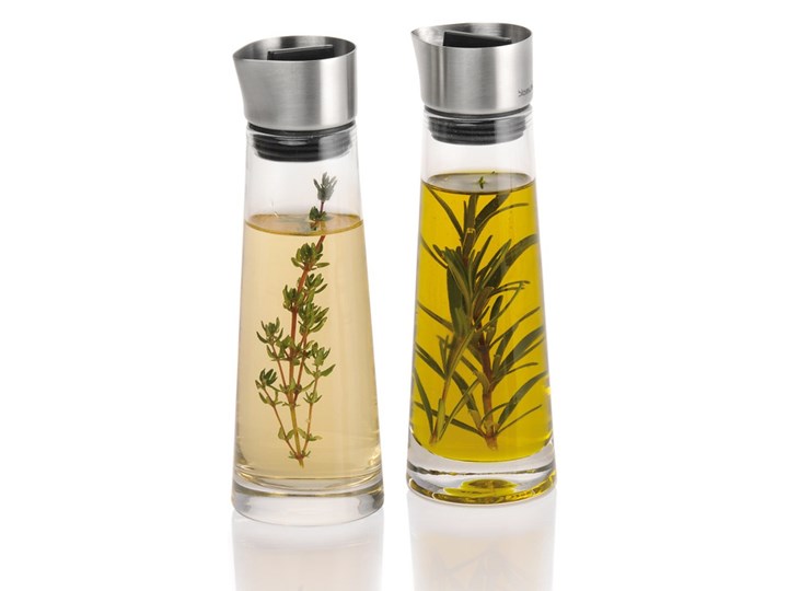 Dochucovací set Blomus Alinjo, 150 ml Zestaw do przypraw Kategoria Przyprawniki Pojemnik na ocet i oliwę Kolor Srebrny