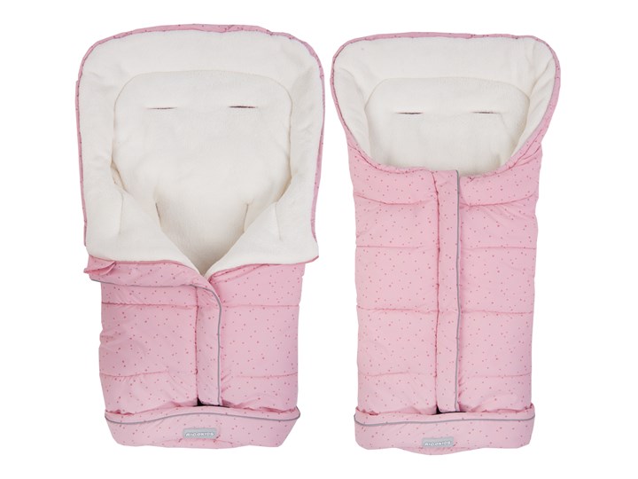 Śpiworek do wózka, sanek 96 x 45 cm Ricokids Drimi różowy