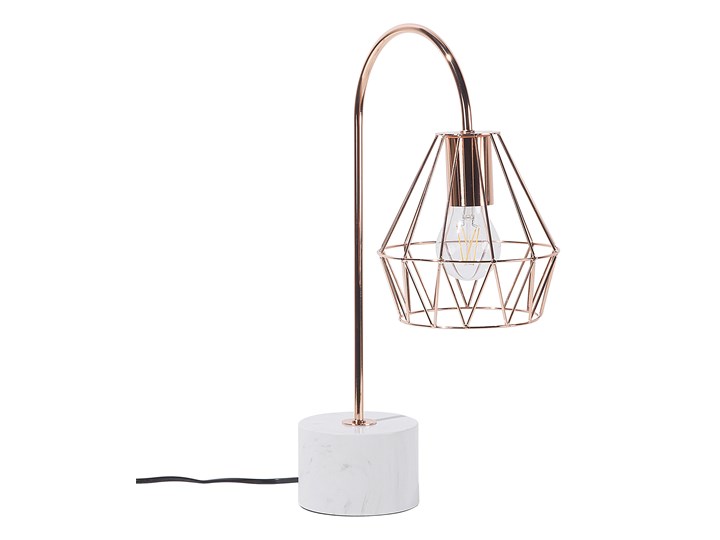Lampa stołowa miedziana Pipistrello średnia kod: 4260586358049 Lampa z kloszem Styl Nowoczesny Wysokość 50 cm Kolor Miedziany