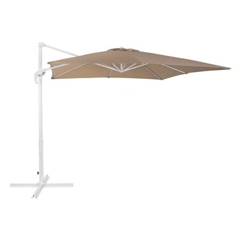 Parasol ogrodowy 250 x 250 x 235 cm mokka/biały Garbo BLmeble kod: 4260602371007