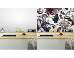 Fototapeta Bez Szwu Akwarela Wzór Z Tropikalnych Kwiatów, Magnolii, Kwiat Pomarań... Winylowa Zmywalność Zmywalna