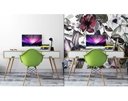 Fototapeta Bez Szwu Akwarela Wzór Z Tropikalnych Kwiatów, Magnolii, Kwiat Pomarań... Winylowa Zmywalność Zmywalna