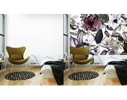 Fototapeta Bez Szwu Akwarela Wzór Z Tropikalnych Kwiatów, Magnolii, Kwiat Pomarań... Winylowa Zmywalność Zmywalna
