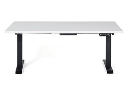 Biurko czarne/białe 160 x 80 cm UPLIFT