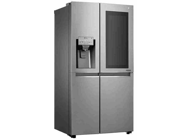 Lodówka LG GSI960PZAZ Side by Side No frost 179cm Srebrna Podajnik wody Kostkarka Szerokość 91,2 cm Kolor Srebrny Dwudrzwiowe Wysokość 179 cm Kategoria Lodówki