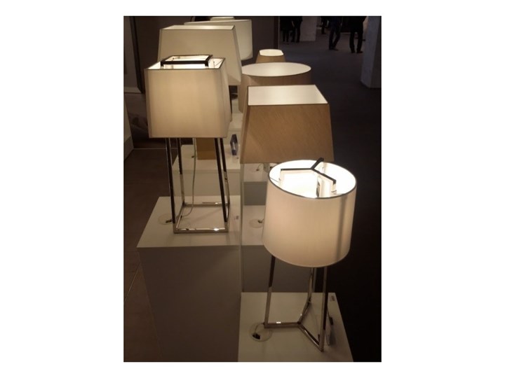 Lampa stołowa PRAG prostokątna srebrna 96246 Villeroy&Boch 96246 Wysokość 53 cm Lampa nocna Kategoria Lampy stołowe
