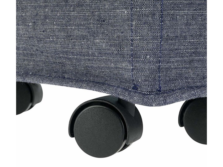 Kosz tekstylny na pranie, pojemnik CORNO PRIME z zamknięciem i kółkami - 43 l, 60 x 18,5 x 40 cm, WENKO Kategoria Tkanina Kolor Szary