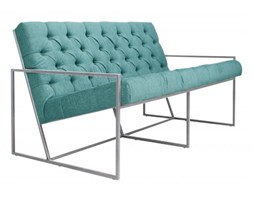 Sofa Pedro pikowana czarny mat Stała konstrukcja Rozkładanie Stała konstrukcja Głębokość 75 cm Materiał obicia Tkanina