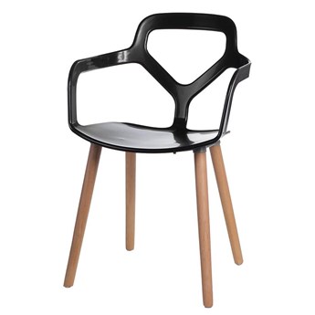 Krzesło Poppo - czarne