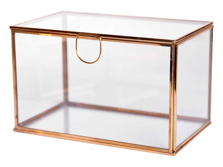 Pudełko BBhome Jules Gold 16x11x9cm