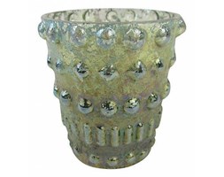 Lampion na tealighty Green&Silver