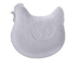 Półmisek/talerz Kurka biały