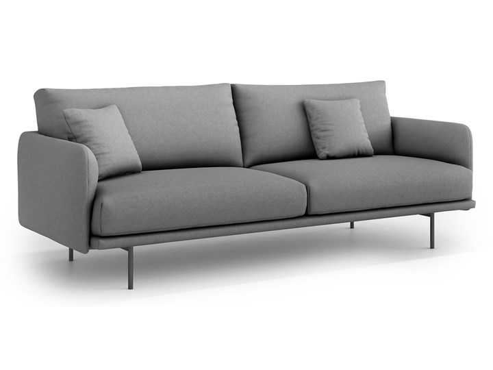 Sofa Uma 3 osobowa, Gris Stała konstrukcja Głębokość 85 cm Typ Gładkie