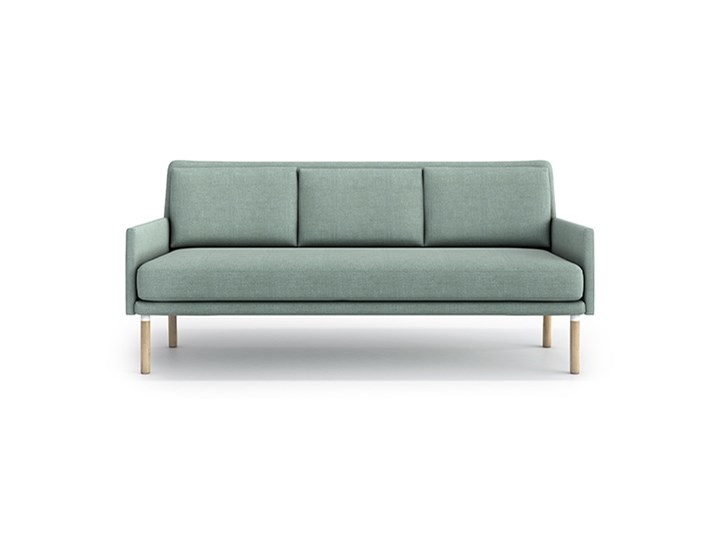 Sofa Annika 3-osobowa, Navy Blue Stała konstrukcja Głębokość 80 cm Pomieszczenie Salon