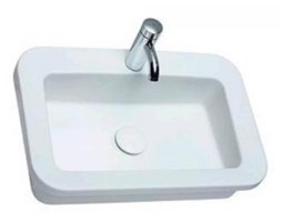Koło Coctail umywalka prostokątna wpuszczana w blat 65cm Reflex (L31866900) -- możliwy odbiór Warszawa Wpuszczane Prostokątne Styl nowoczesny