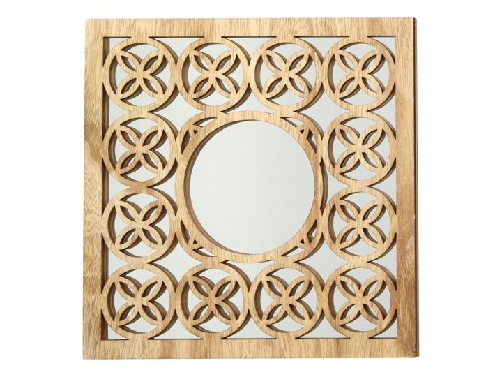 Lustro Esmerald II 30x30cm, 30×1×30cm Lustro z ramą Ścienne Kwadratowe Pomieszczenie Przedpokój