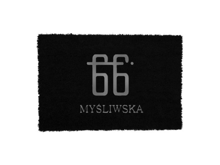 Wycieraczka z logo dla dewelopera lub firmy Tworzywo sztuczne Kolor Szary