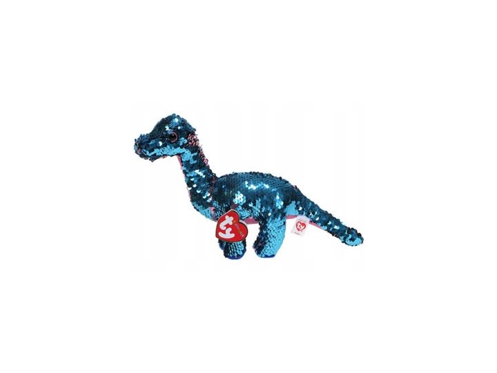 Maskotka TY INC Beanie Boos Flippy - dinozaur Tremor z cekinami 17 cm Hipopotamy i nosorożce Kategoria Maskotki i pluszaki