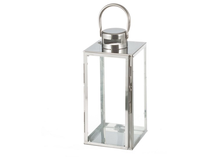 Latarnia Elegance Silver 13x13x29 cm, 13 × 13 × 29 cm Metal Szkło Kategoria Lampiony do ogrodu