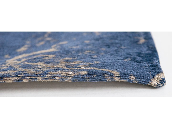 Dywan Nowoczesny Niebieski - ABYSS BLUE 8629 Bawełna Prostokątny Dywany Pomieszczenie Sypialnia